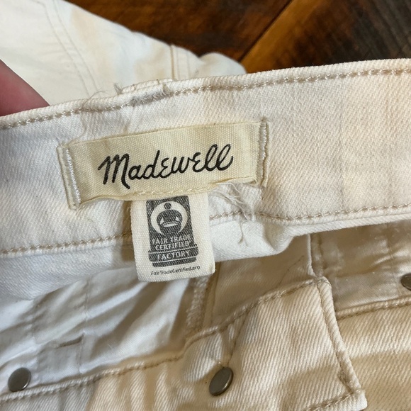 Madewell The ’90s Straight Jean Vintage Canvas Cream High Rise Size 27 - Picture 16 of 16